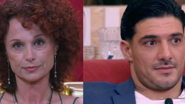 Beatrice Luzzi e Lorenzo Spolverato - screenshot &copy; Canale 5.