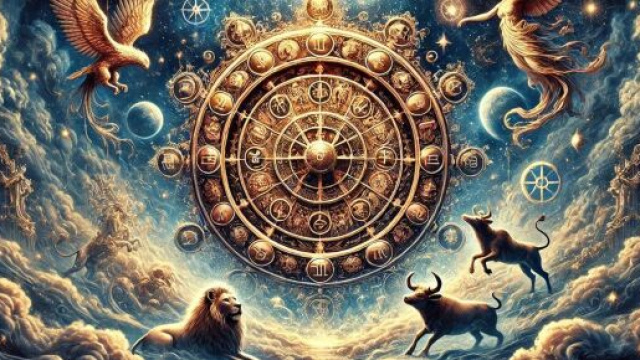 Immagine ispirata al tarocco della ruota della fortuna &copy; Immagine creata con Dall-E.