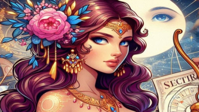 Segno del Sagittario generato con &copy; AI Copilot.