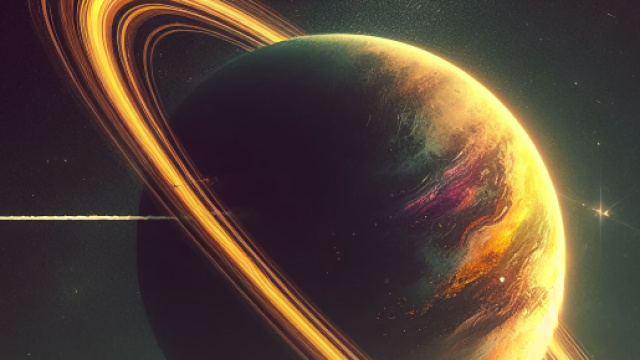 Il pianeta Saturno con i suoi anelli - &copy; Pixabay.