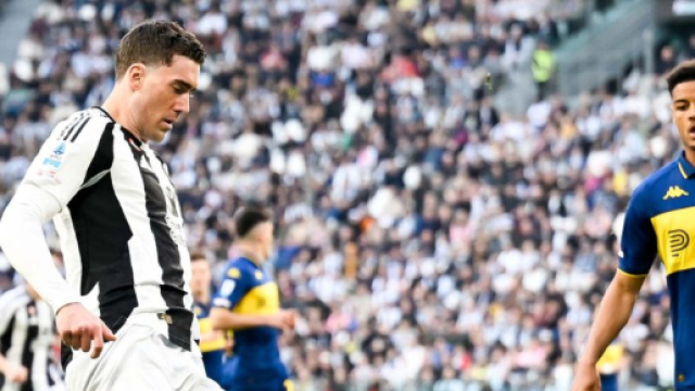 Dusan Vlahovic in azione &copy; Juventus FC