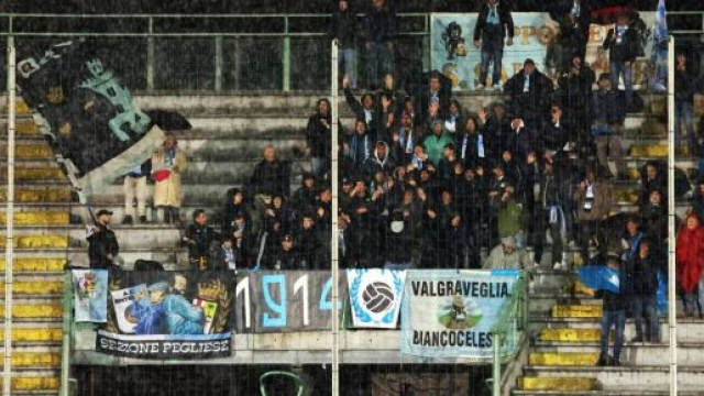 Tifosi dell'Entella in trasferta &copy; Facebook