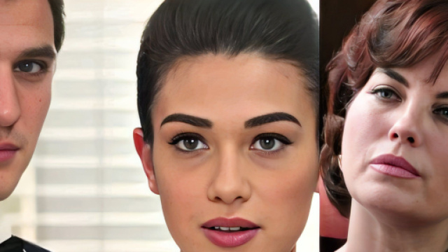 Marcello Barbieri, Rosa Camilli e Adelaide Di Sant'Erasmo - screenshot &copy; Rai 1.