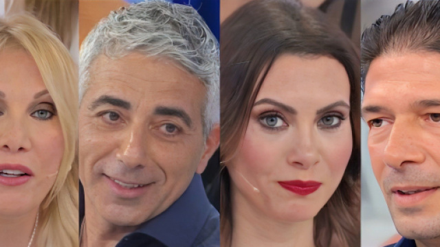 Sabrina, Giuseppe, Agnese e Diego - screenshot &copy; Canale 5