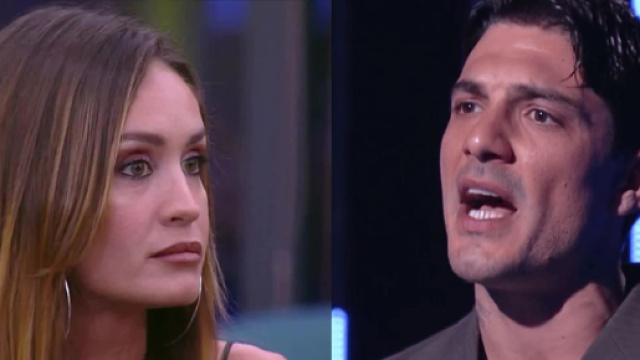 Helena Prestes e Lorenzo Spolverato - screenshot &copy; Mediaset.