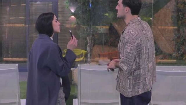 Shaila Gatta e Lorenzo Spolverato (&copy;Grande Fratello/Mediaset).