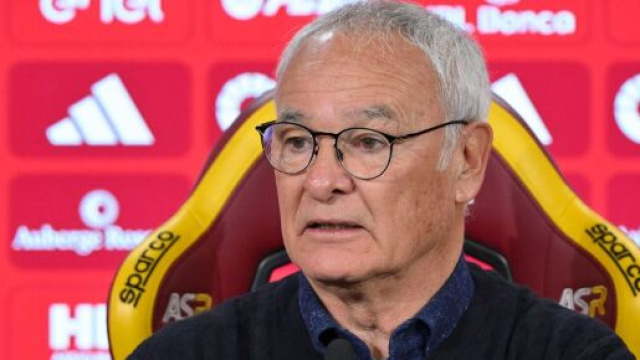 Claudio Ranieri in conferenza stampa &copy; AS Roma