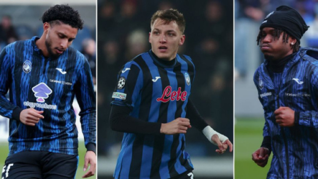 Ederson, Mateo Retegui, Ademola Lookman. Foto &copy; Atalanta