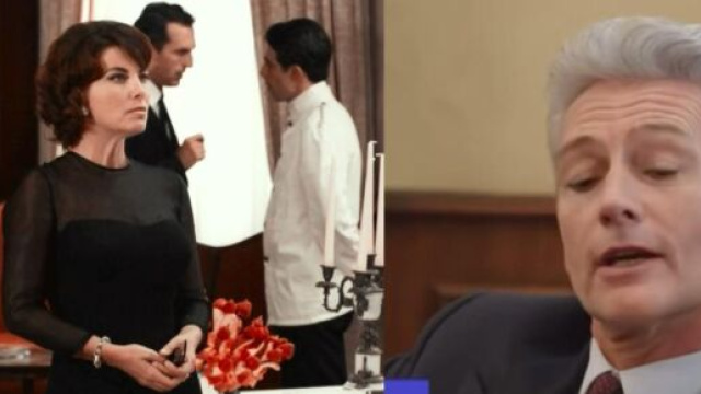 In foto Adelaide e Umberto de Il Paradiso delle signore &copy; Rai