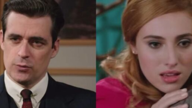 In foto Tancredi e Delia de Il Paradiso delle signore &copy; Rai