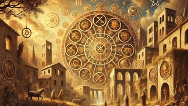Un'atmosfera zodiacale immersa in un panorama tutto italiano, come la smorfia. &copy; Immagine creata con Dall-E