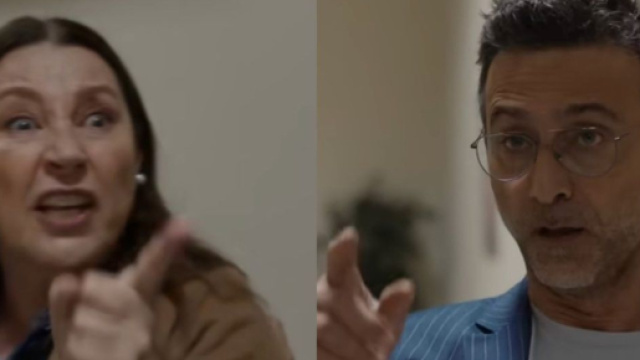 Guzide e Oltan di Tradimento &copy; Canale 5.