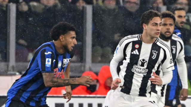 Kenan Yildiz in azione contro l'Atalanta &copy; Juventus FC