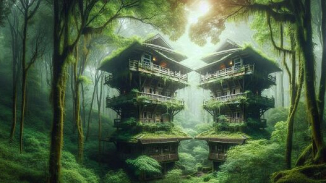 Immagine ispirata a 'Nella foresta' per i Gemelli. &copy; Immagine creata con DALL&middot;E