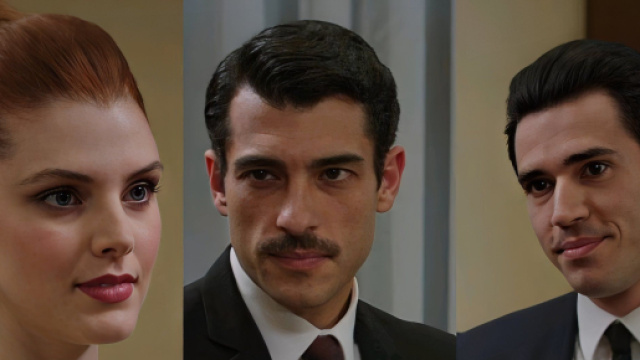 Odile Di Sant'Erasmo, Guido Castelli e Matteo Portelli - screenshoot &copy; Rai