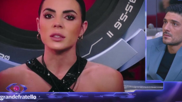 Shaila Gatta e Lorenzo Spolverato al Grande Fratello. &copy; Mediaset