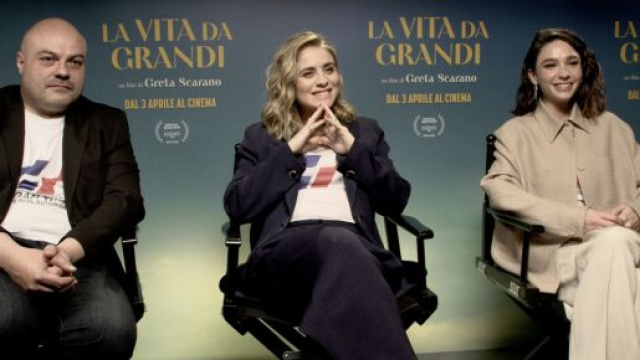 Yuri Tuci, Greta Scarano e Matilda De Angelis &copy; YouTube 01 Distribution