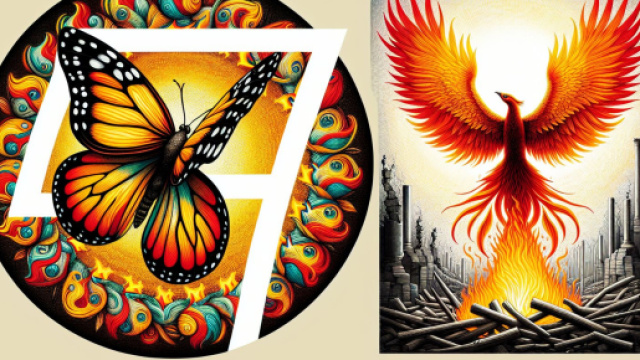 Un'illustrazione ispirata alla rinascita e alla trasformazione. &copy; Immagine creata con Dall-E