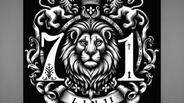 Illustrazione ispirata al segno zodiacale del Leone. &copy; Immagine creata con Dall-E
