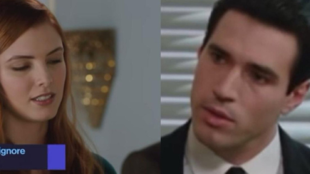 Odile e Matteo in scena &copy; Rai 1