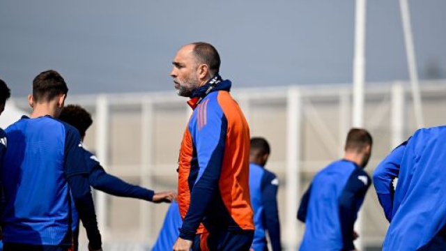 Igor Tudor durante un allenamento &copy; X