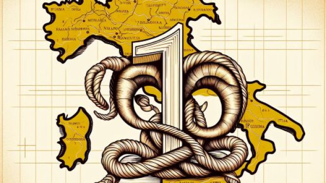Numero 1 della Smorfia per l'Ariete, simbolo dell'Italia. &copy; Immagine creata con Dall-E