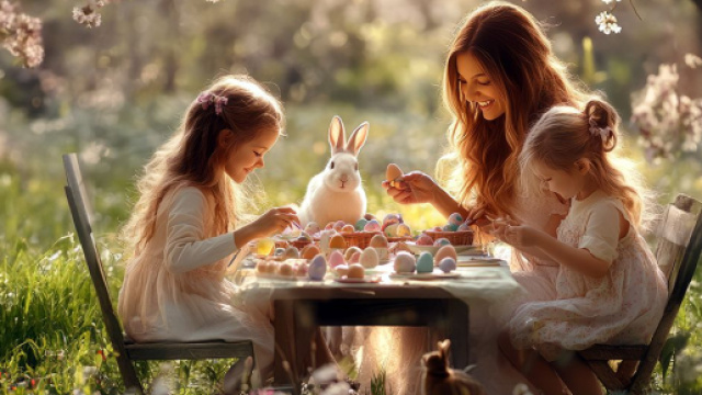 Pasqua, Oroscopo Immagine creata con IA Midjourney