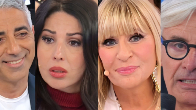 Giuseppe, Rosanna, Gemma e Arcangelo - screenshot &copy; Canale 5