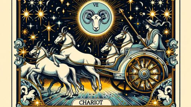 Il Carro guida l'Ariete verso una nuova conquista. &copy; Immagine creata con Dall-E