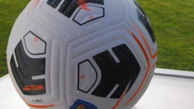 Il pallone ufficiale della serie D &copy; Lega Nazionale Dilettanti.
