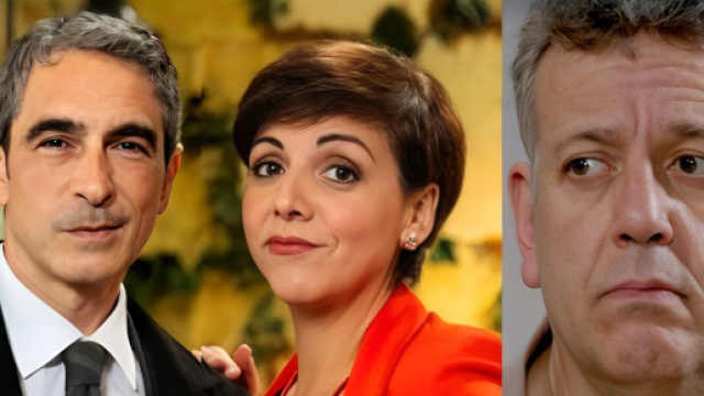 Mimmo, Mariella e Guido - screenshot &copy; Un posto al sole.