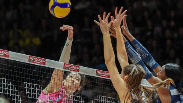 Conegliano-Milano Volley &copy; Pagina Facebook ufficiale Lega Pallavolo Serie A Femminile