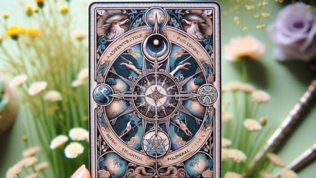 La carta dei tarocchi del Mondo guida il Sagittario il 17 aprile. &copy; Immagine creata con Dall-E
