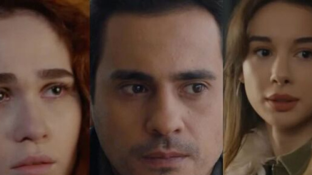 Selin, Tolga e Serra in Tradimento &copy; Mediaset Infinity