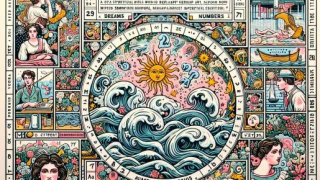 Smorfia napoletana numero 19, risata per l'Acquario.  Immagine creata con Dall-E.