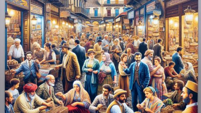 Acquario e il numero 79 della Smorfia napoletana. &copy; Immagine creata con Dall-E