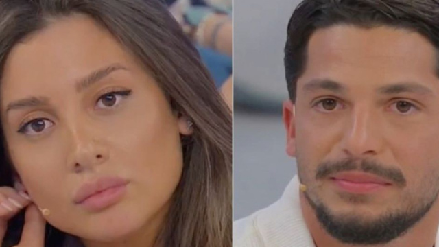 Cristina e Gianmarco in una puntata di Uomini e donne &copy; Mediaset.