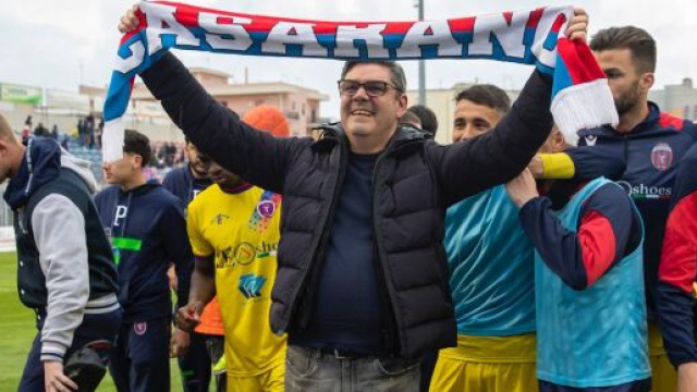 Il presidente Filograna &copy; Casarano calcio