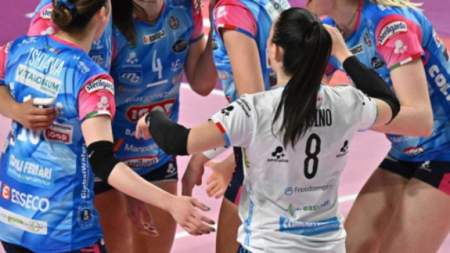Novara Volley &copy; Pagina Facebook ufficiale Lega Pallavolo Serie A Femminile.
