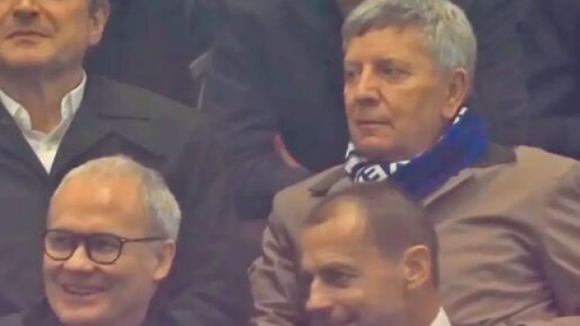 Ezio Maria Simonelli, presidente della Lega Serie A. Foto &copy; Amazon Prime