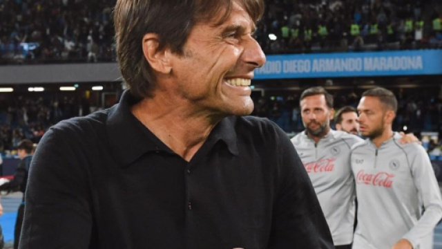 Antonio Conte, allenatore del Napoli. Foto &copy; Napoli