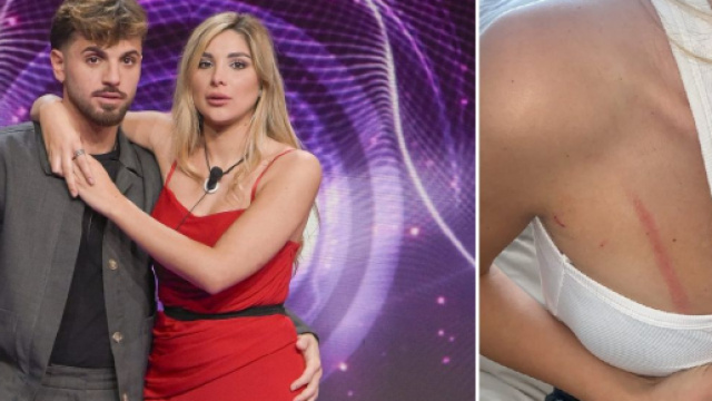 Alfonso D'Apice e Chiara Cainelli - screenshot &copy; Canale 5/Instagram.