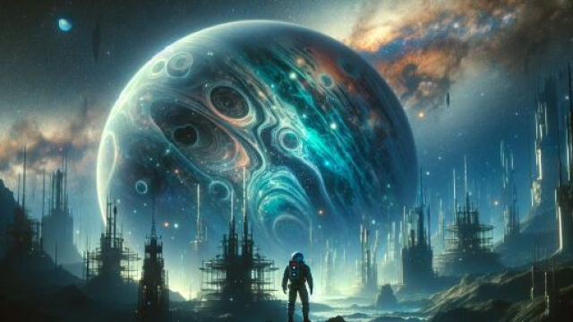 Immagine ispirata a Solaris per il Cancro. &copy; Immagine creata con DALL&middot;E