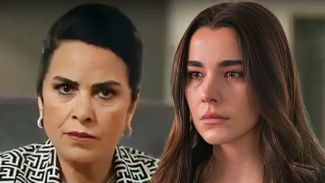 Mualla Dicleli (Nursel K&ouml;se) e Oylum Yenersoy (Feyza Sevil G&uuml;ng&ouml;r) &copy; Aldatmak (Tradimento) Mediaset .png