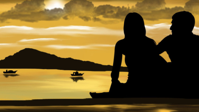 Coppia scruta il tramonto - &copy; Pixabay.