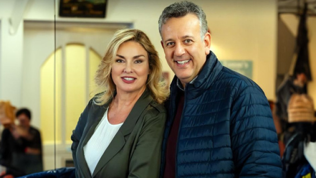 Guido Del Bue (Germano Bellavia) e Claudia Costa (Giada Desideri) &copy; Un Posto al Sole Rai