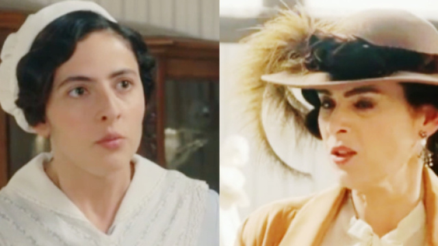 Vera e sua madre in scena, screenshot &copy; La Promessa