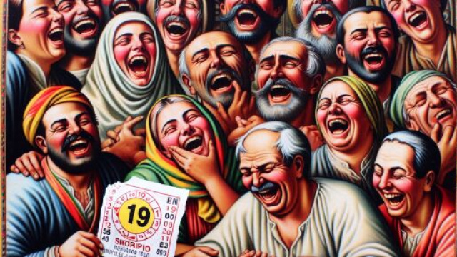 Gemelli sotto l'influenza della risata, numero 19 della Smorfia, per domenica 4 maggio 2025. &copy; Immagine creata con Dall-E