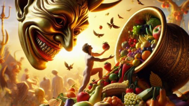 Illustrazione ispirata al segno zodiacale del Cancro secondo l'oroscopo di domenica 4 maggio. &copy; Immagine creata con Dall-E