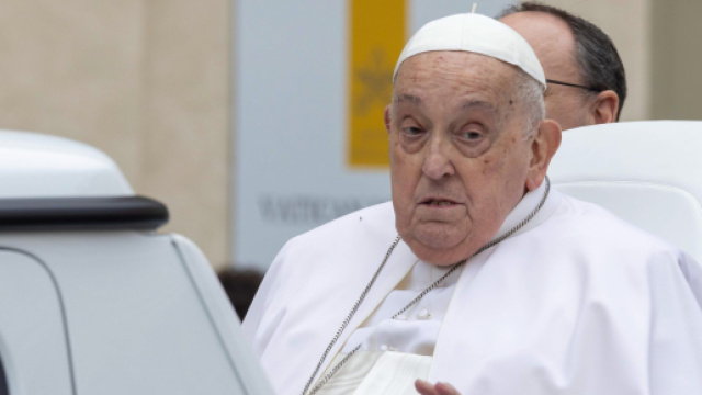Papa Francesco in Piazza San Pietro (&copy;Rai).